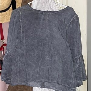 Long sleeve hollister short top